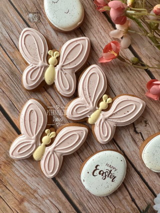 Pastelowy motylek