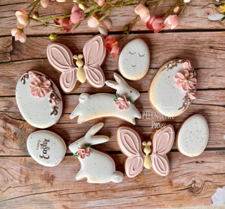 Mix pastelowych pierniczków (9szt.)